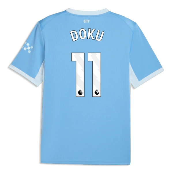 Camiseta Manchester City Doku 11 Hombre Primera 26/27 Camiseta Manchester City Doku 11 Hombre Primera 26/27