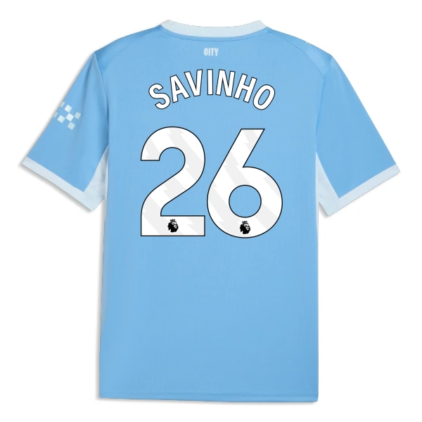 Camiseta Manchester City Savinho 26 Hombre Primera 26/27 Camiseta Manchester City Savinho 26 Hombre Primera 26/27