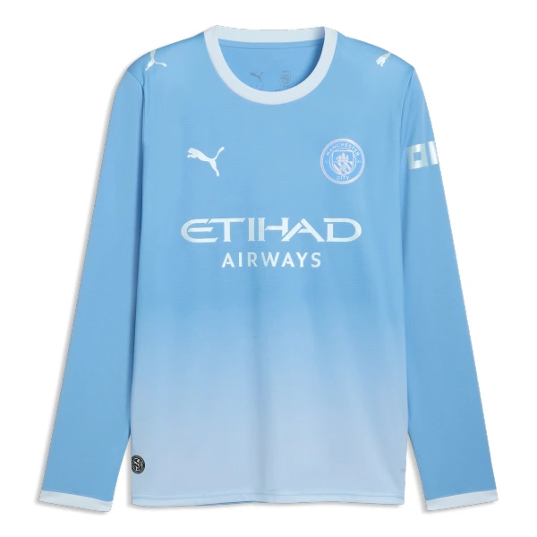 Camiseta Manga Larga Manchester City Hombre Primera 26/27 Camiseta Manga Larga Manchester City Hombre Primera 26/27