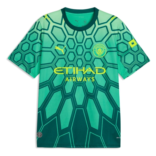 Camiseta Portero Manchester City Donnarumma 25 Hombre Primera 26/27 Verde