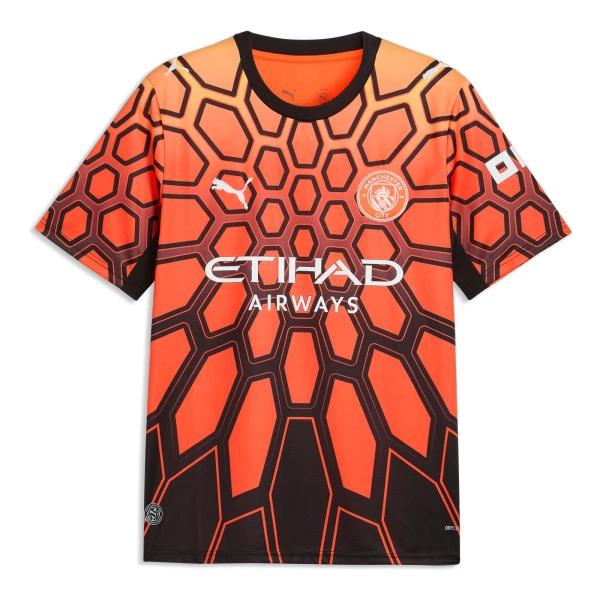 Camiseta Portero Manchester City Donnarumma 25 Hombre Tercera 26/27 Naranja