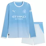 Conjunto Manga Larga Manchester City Niño Primera 26/27