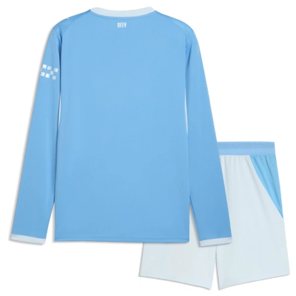 Conjunto Manga Larga Manchester City Niño Primera 26/27