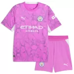 Conjunto Portero Manchester City Niño Segunda 26/27 Rosa