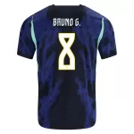 Camiseta Brasil Bruno Guimaraes 8 Hombre Segunda Mundial 2026