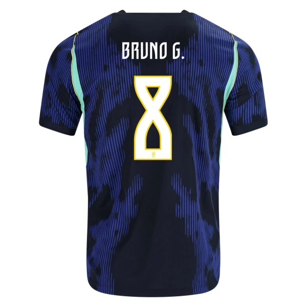Camiseta Brasil Bruno Guimaraes 8 Hombre Segunda Mundial 2026 Camiseta Brasil Bruno Guimaraes 8 Hombre Segunda Mundial 2026