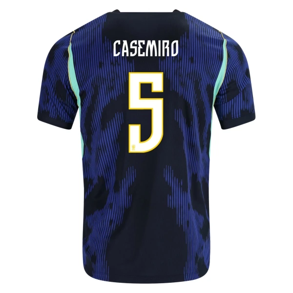 Camiseta Brasil Casemiro 5 Hombre Segunda Mundial 2026 Camiseta Brasil Casemiro 5 Hombre Segunda Mundial 2026