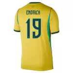 Camiseta Brasil Endrick 19 Hombre Primera Mundial 2026