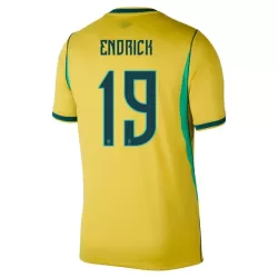 Camiseta Brasil Endrick 19 Hombre Primera Mundial 2026