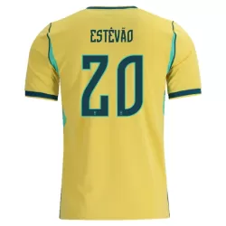 Camiseta Brasil Estevao 20 Hombre Primera Mundial 2026