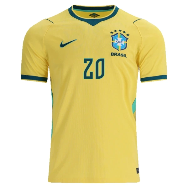 Camiseta Brasil Estevao 20 Hombre Primera Mundial 2026