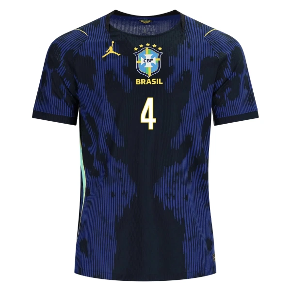Camiseta Brasil Marquinhos 4 Hombre Segunda Mundial 2026