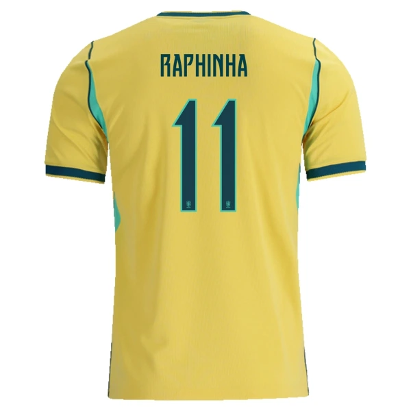 Camiseta Brasil Raphinha 11 Hombre Primera Mundial 2026 Camiseta Brasil Raphinha 11 Hombre Primera Mundial 2026