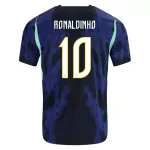 Camiseta Brasil Ronaldinho 10 Hombre Segunda Mundial 2026