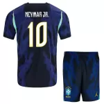 Conjunto Brasil Neymar JR 10 Niño Segunda Mundial 2026