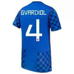 Camiseta Croacia Gvardiol 4 Hombre Segunda Mundial 2026