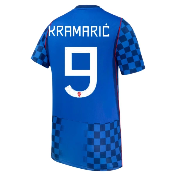 Camiseta Croacia Kramaric 9 Hombre Segunda Mundial 2026