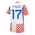 Camiseta Croacia P. Sucic 17 Hombre Primera Mundial 2026