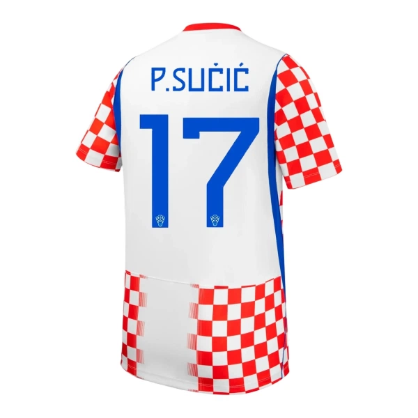 Camiseta Croacia P. Sucic 17 Hombre Primera Mundial 2026 Camiseta Croacia P. Sucic 17 Hombre Primera Mundial 2026