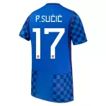 Camiseta Croacia P. Sucic 17 Hombre Segunda Mundial 2026