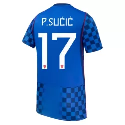 Camiseta Croacia P. Sucic 17 Hombre Segunda Mundial 2026