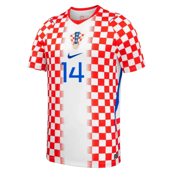Camiseta Croacia Perišić 14 Hombre Primera Mundial 2026