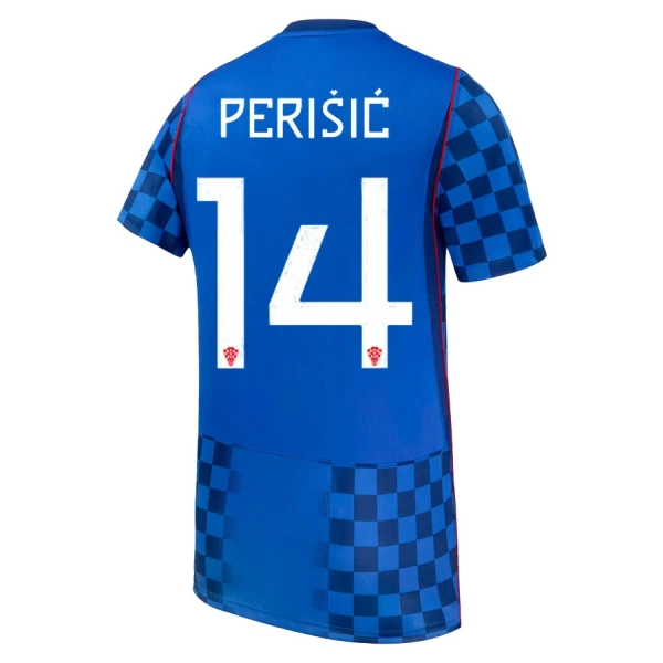 Camiseta Croacia Perišić 14 Hombre Segunda Mundial 2026