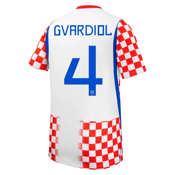 Conjunto Croacia Gvardiol 4 Niño Primera Mundial 2026