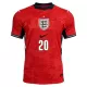 Camiseta Inglaterra Palmer 20 Hombre Segunda Mundial 2026