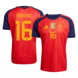Camiseta España 2 Stars Rodrigo 16 Hombre Primera Mundial 2026 Camiseta España 2 Stars Rodrigo 16 Hombre Primera Mundial 2026
