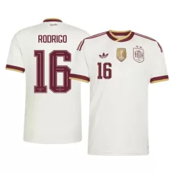 Camiseta España 2 Stars Rodrigo 16 Hombre Segunda Mundial 2026 Camiseta España 2 Stars Rodrigo 16 Hombre Segunda Mundial 2026