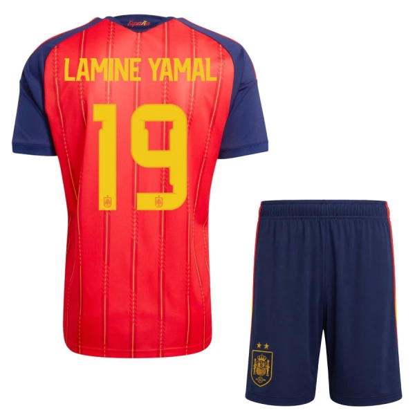 Conjunto España 2 Stars Lamine Yamal 19 Niño Primera Mundial 2026 Conjunto España 2 Stars Lamine Yamal 19 Niño Primera Mundial 2026