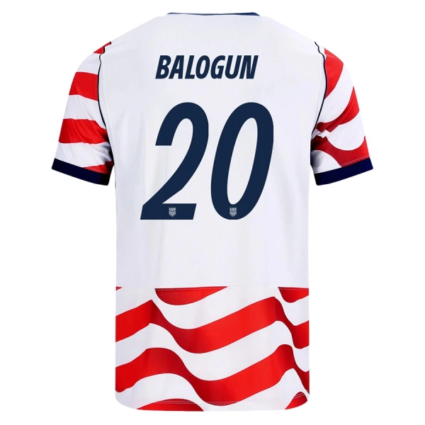 Camiseta Estados Unidos Balogun 20 Hombre Primera Mundial 2026 Camiseta Estados Unidos Balogun 20 Hombre Primera Mundial 2026