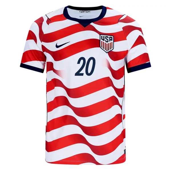 Camiseta Estados Unidos Balogun 20 Hombre Primera Mundial 2026