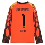 Camiseta Portero Borussia Dortmund Kobel 1 Hombre Primera 26/27 Naranja Manga Larga