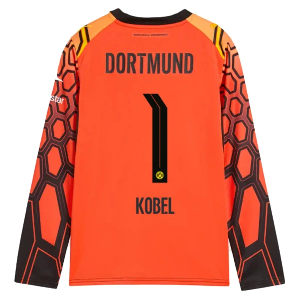 Camiseta Portero Borussia Dortmund Kobel 1 Hombre Primera 26/27 Naranja Manga Larga Camiseta Portero Borussia Dortmund Kobel 1 Hombre Primera 26/27 Naranja Manga Larga