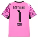 Camiseta Portero Borussia Dortmund Kobel 1 Hombre Segunda 26/27 Rosa