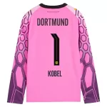 Camiseta Portero Borussia Dortmund Kobel 1 Hombre Segunda 26/27 Rosa Manga Larga