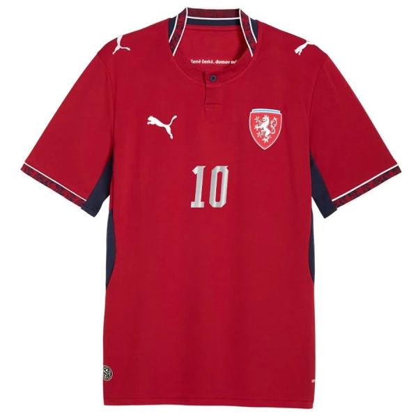 Camiseta República Checa Schick 10 Hombre Primera Mundial 2026