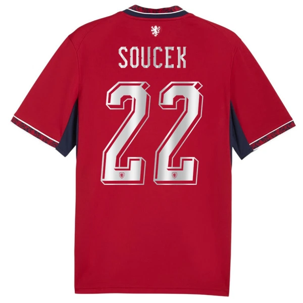 Camiseta República Checa Soucek 22 Hombre Primera Mundial 2026 Camiseta República Checa Soucek 22 Hombre Primera Mundial 2026