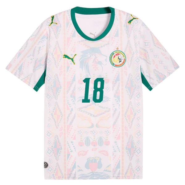 Camiseta Senegal Sarr 18 Hombre Primera Mundial 2026
