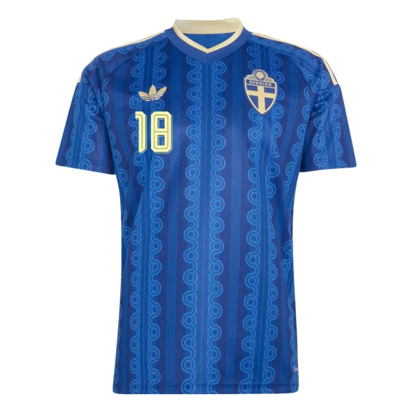 Camiseta Suecia Ayari 18 Hombre Segunda Mundial 2026