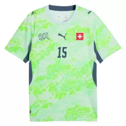 Camiseta Suiza Djibril Sow 15 Hombre Segunda Mundial 2026