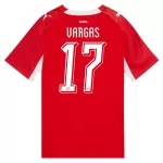Camiseta Suiza Vargas 17 Hombre Primera Mundial 2026