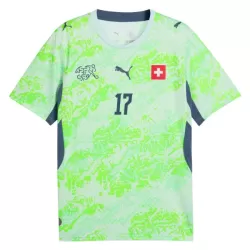 Camiseta Suiza Vargas 17 Hombre Segunda Mundial 2026