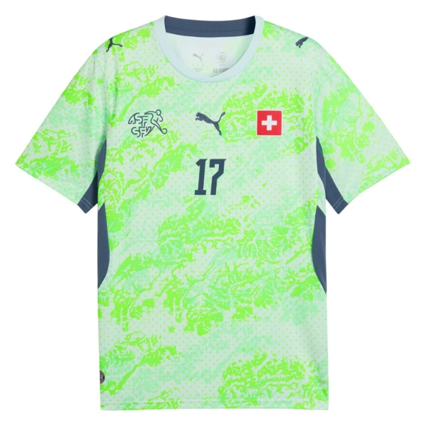 Camiseta Suiza Vargas 17 Hombre Segunda Mundial 2026