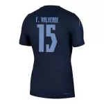 Camiseta Uruguay Federico Valverde 15 Hombre Segunda Mundial 2026