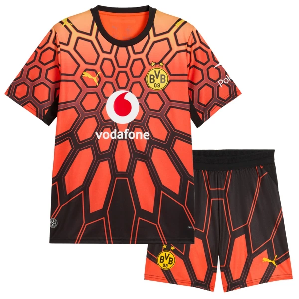 Conjunto Portero Borussia Dortmund Kobel 1 Niño Primera 26/27 Naranja