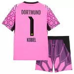 Conjunto Portero Borussia Dortmund Kobel 1 Niño Segunda 26/27 Rosa