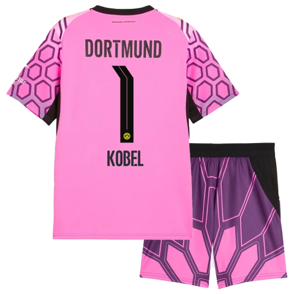 Conjunto Portero Borussia Dortmund Kobel 1 Niño Segunda 26/27 Rosa Conjunto Portero Borussia Dortmund Kobel 1 Niño Segunda 26/27 Rosa